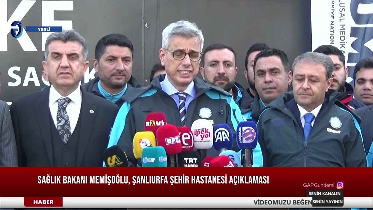 Bakan Memişoğlu, Şanlıurfa Şehir Hastanesi'nin açılış tarihini açıkladı!