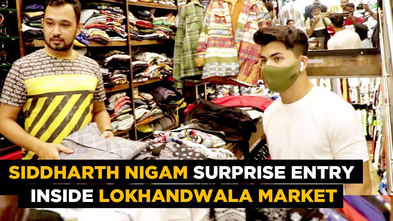 Siddharth Nigam Surprise ENTRY Inside Lokhandwala Market For Shopping