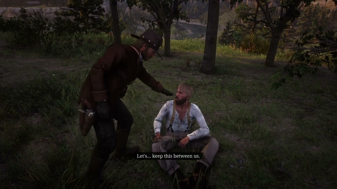 Red Dead Redemption 2 - Helping a stranger