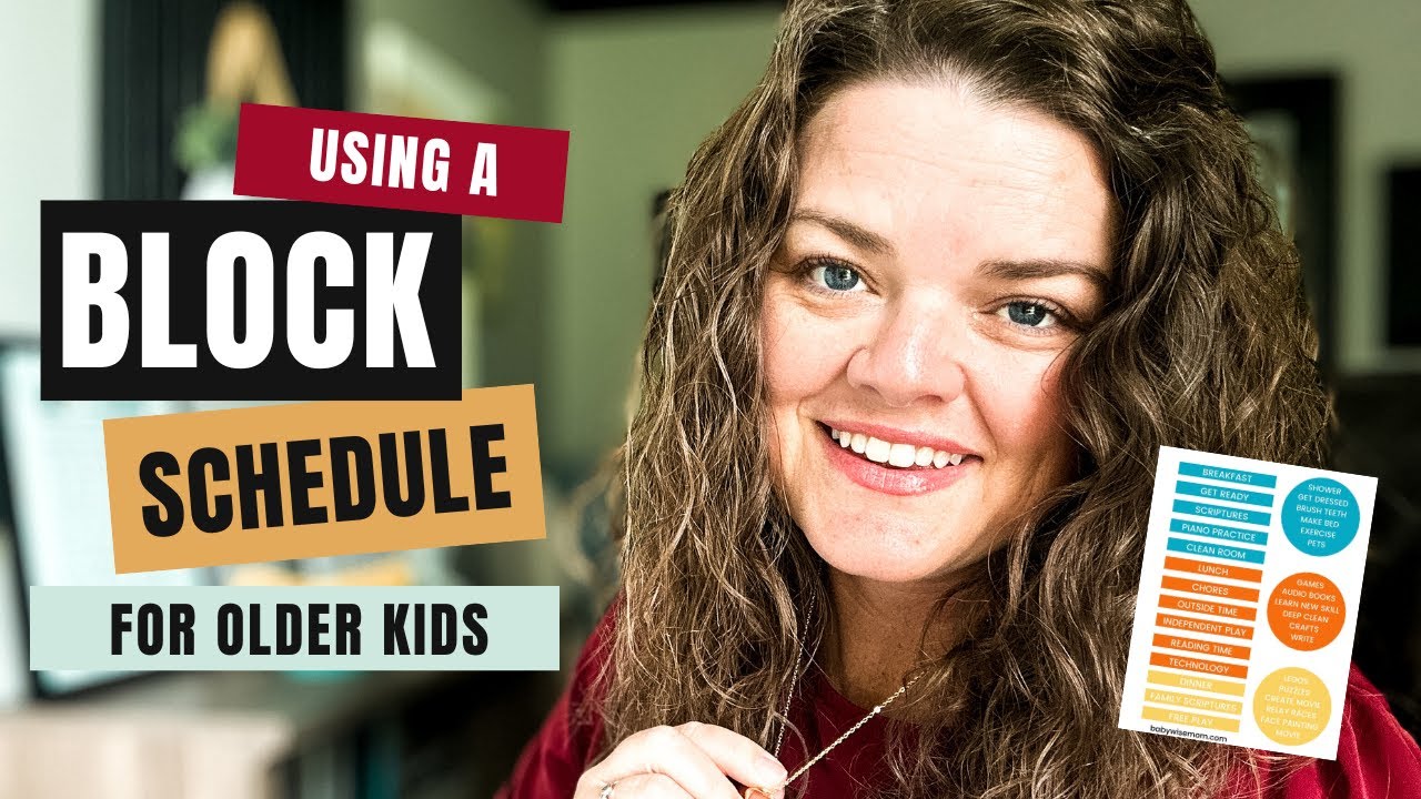 Why Daily Block Schedules Are Great for Your Older Kids