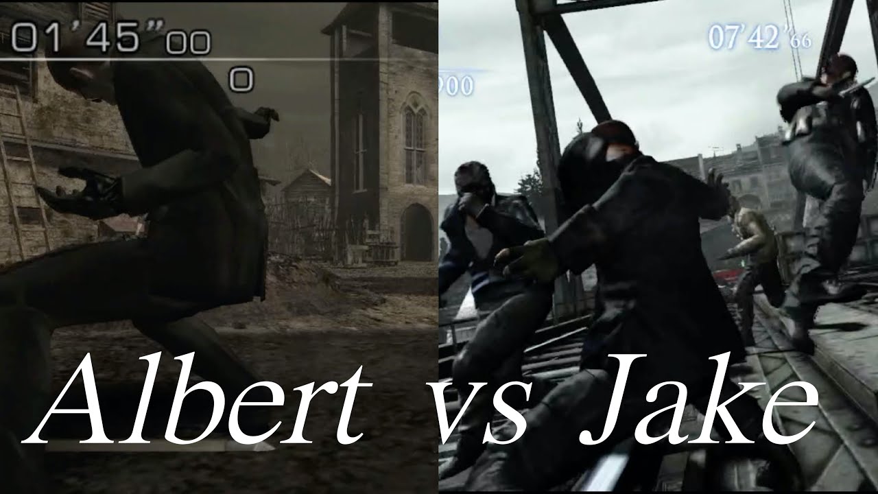 Resident Evil Albert Wesker vs Jake Muller melee moves comparison /ウェスカーとジェイクの体術モーション比較