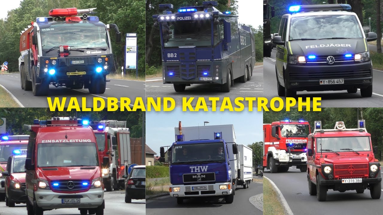 Einsatzfahrten KATASTROPHENFALL Brandenburg [FLF Hornkonzert]