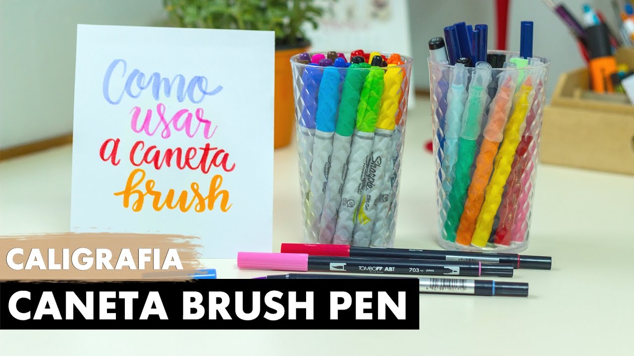 COMO USAR A BRUSH PEN | Primeiro Rabisco