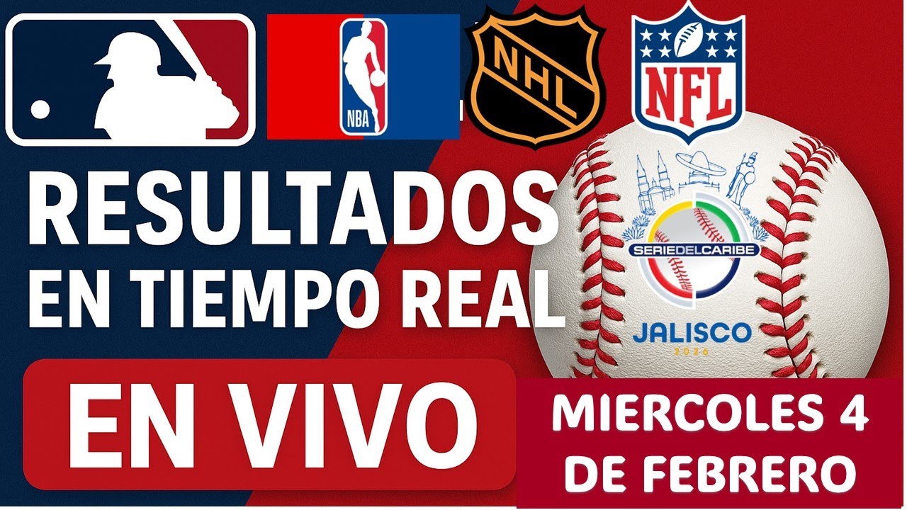 Resultados De Grandes Ligas / NFL / NHL / NBA / HOCKEY / SERIE DEL CARIBE / EN VIVO | DEPORTE ONLINE