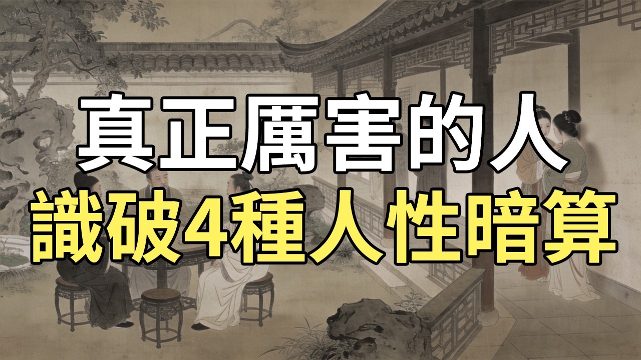 真正厲害的人，早就看透了這4個局！識破人性陰暗面，從此沒人敢算計你#人性洞察#謀略智慧#社交潛規則#高情商#強者思維#看破不說破#自我成長