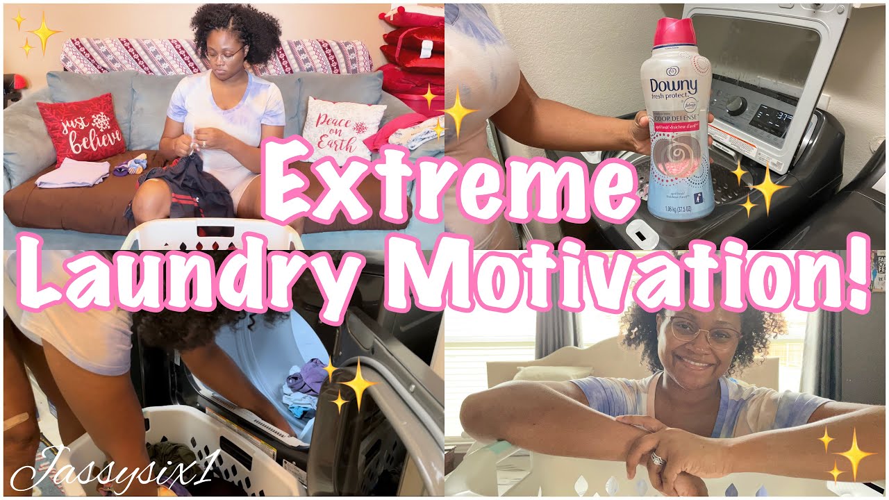 EXTREME LAUNDRY MOTIVATION |LOADS OF LAUNDRY MOTIVATION 2021 | OUR LAUNDRY ROUTINE |RELAXING MUSIC