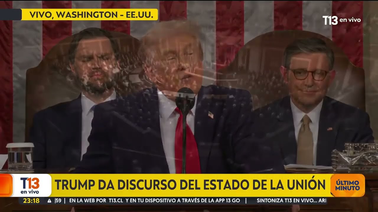 Trump da discurso del Estado de la Unión