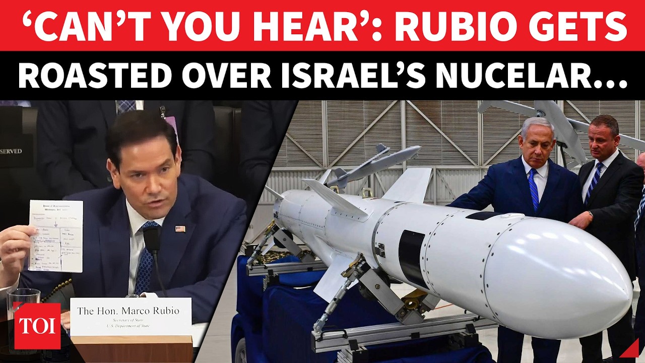 &lsquo;You Know Israel&rsquo;s Nukes Are&hellip;&rsquo;: Rubio Confronted Over Netanyahu&rsquo;s Nuclear Secrets | Watch