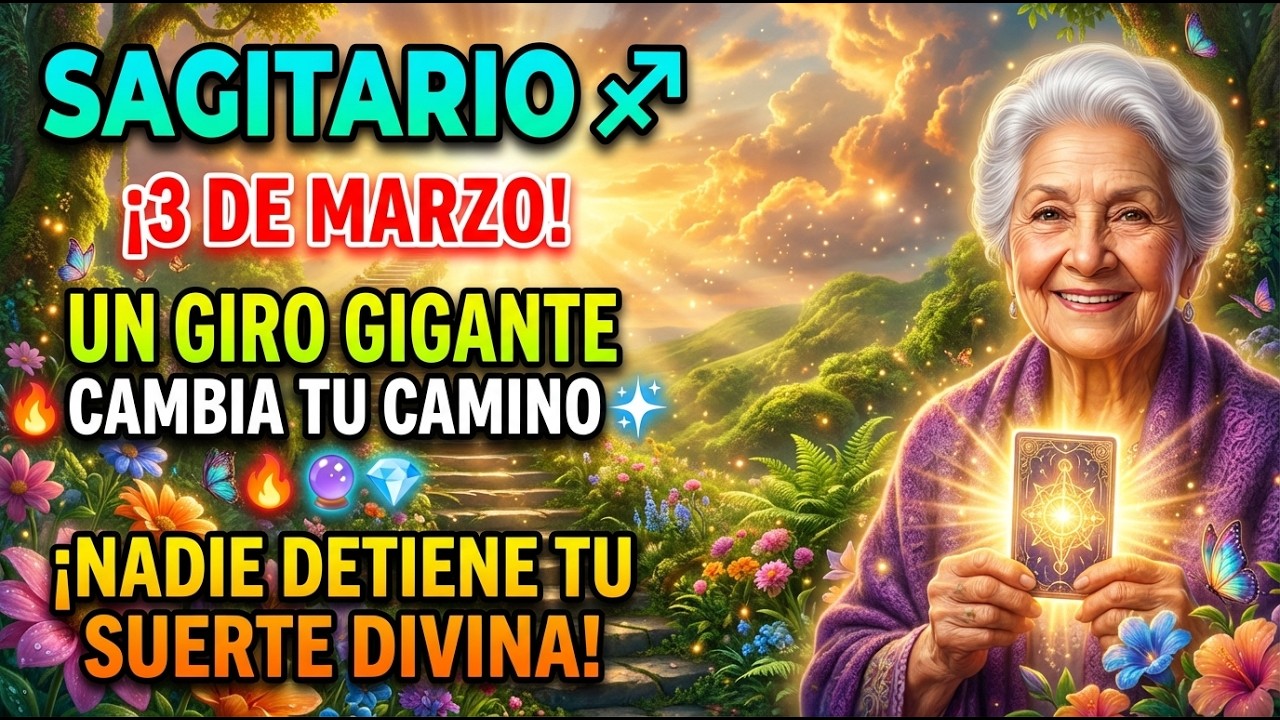SAGITARIO ♐🔥 2 DE MARZO 🔮 Un Giro Inesperado Cambia Tu Destino ✨