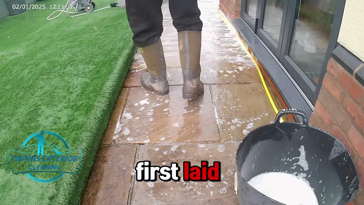 You Won’t Believe This Sandstone Colour Change… Looks BRAND NEW!