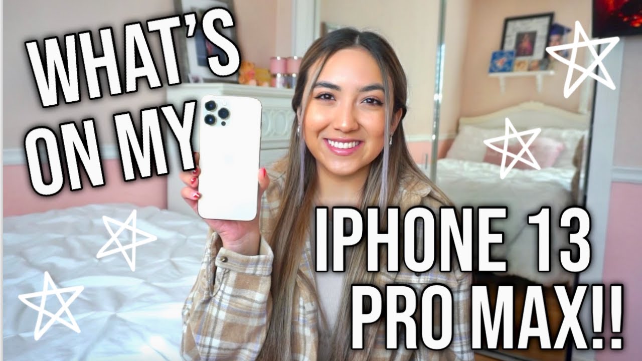 WHAT'S ON MY IPHONE 13 PRO MAX 2021!!