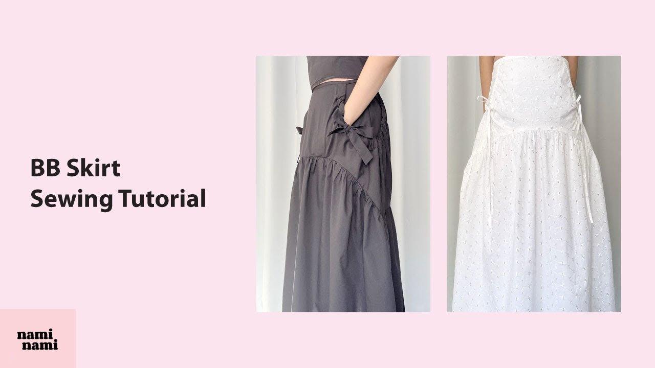 BB(Bow and Bell) skirt sewing tutorial