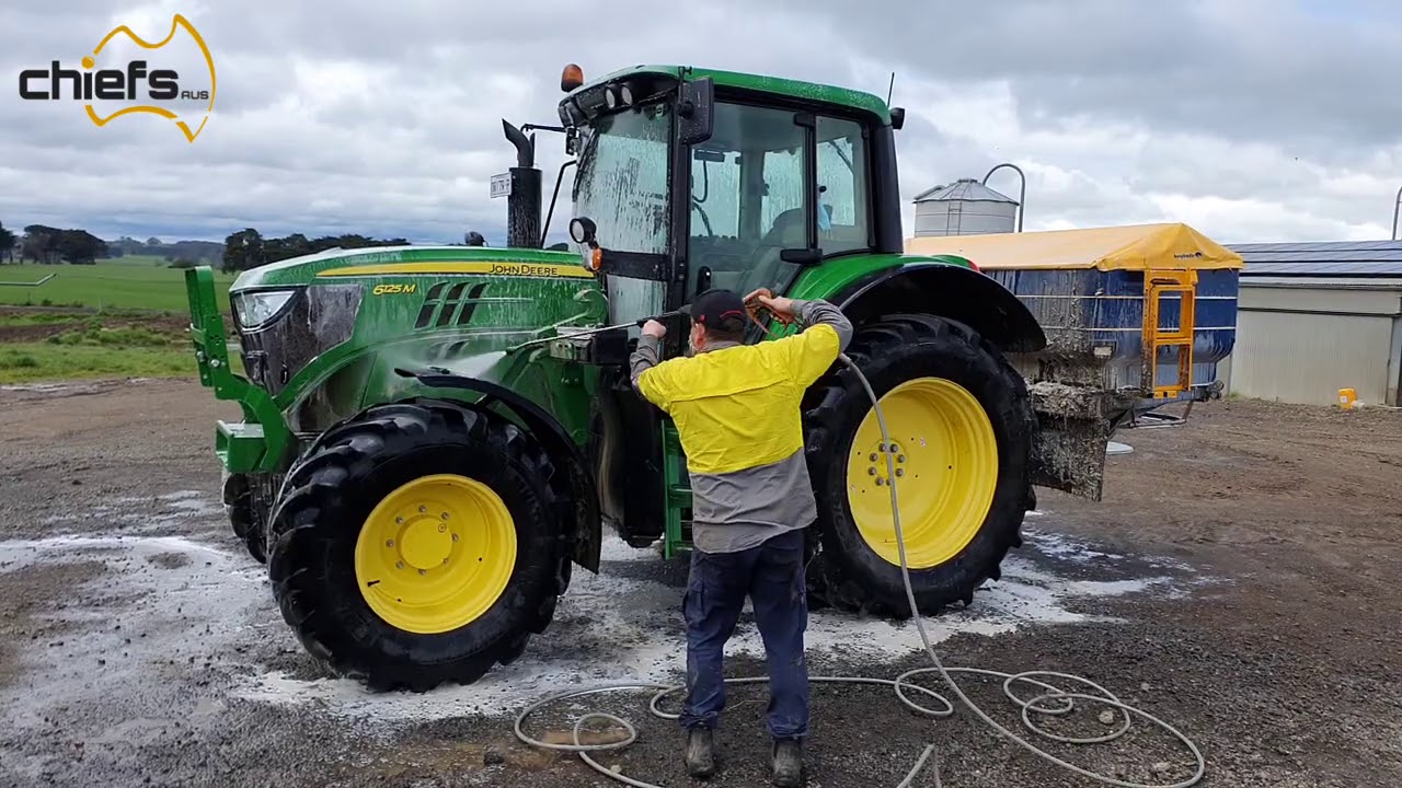 Touchless Tractor Clean