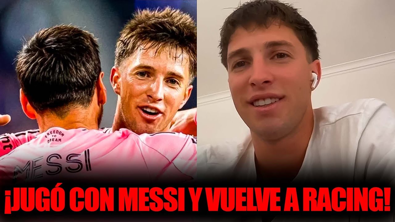 &iexcl;JUG&Oacute; CON MESSI Y VUELVE A RACING! La historia de Baltasar Rodr&iacute;guez