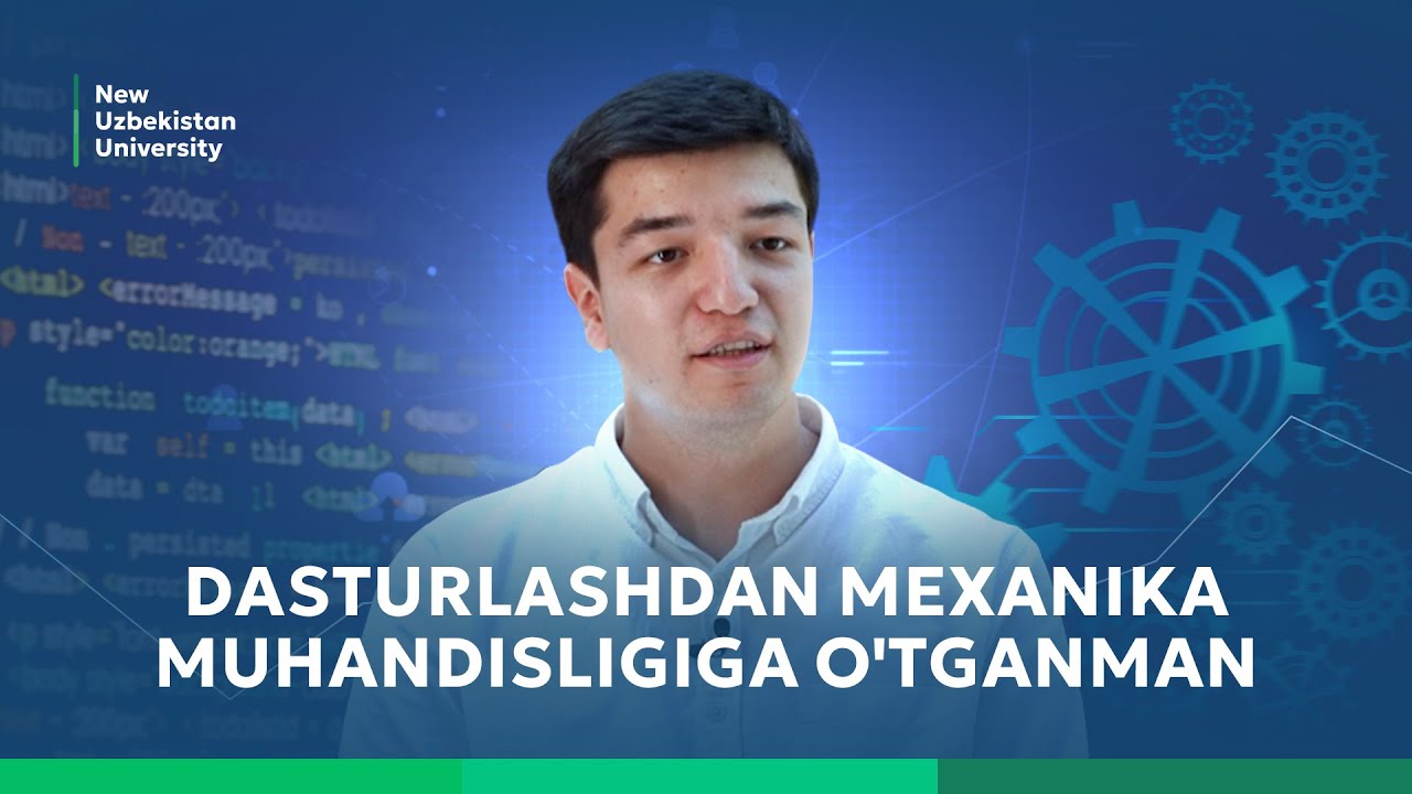 Dasturiy ta'minot muhandisligidan Mexanika muhandisligiga o'tganman