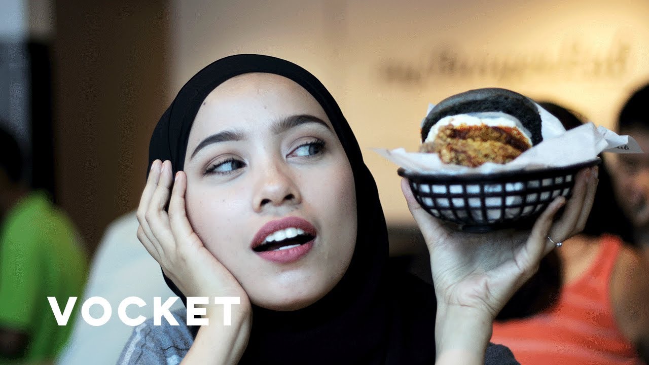 VOCKET MAKAN: Burger Nasi Lemak Ayam Rendang di myBurgerLab