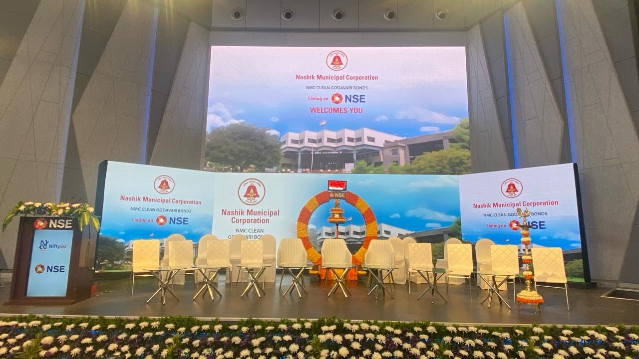 Listing ceremony of Municipal Bonds by Nashik Municipal Corporation