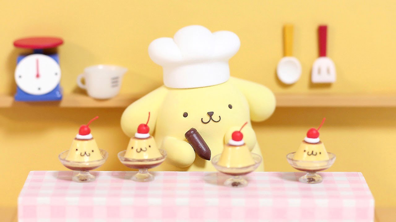 클레이로 폼폼푸린 쿠킹 키친 만들기 How to make POMPOMPURIN'S COOKING KITCHEN with clay