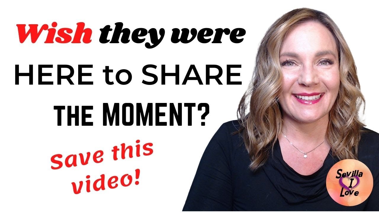 WISH your deceased loved one was HERE to SHARE the MOMENT? You'll want to SAVE this video!