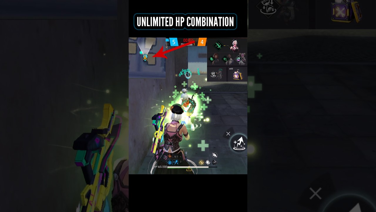 UNLIMITED HP TRICKS 🔥 BEST CHARACTER COMBINATION - GARENA FREE FIRE