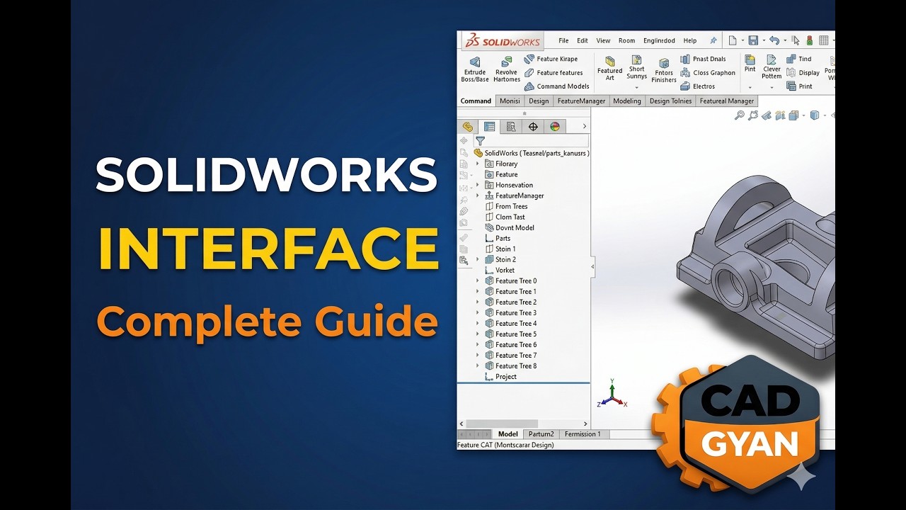 SolidWorks Interface – Beginner Perspective (Hindi)