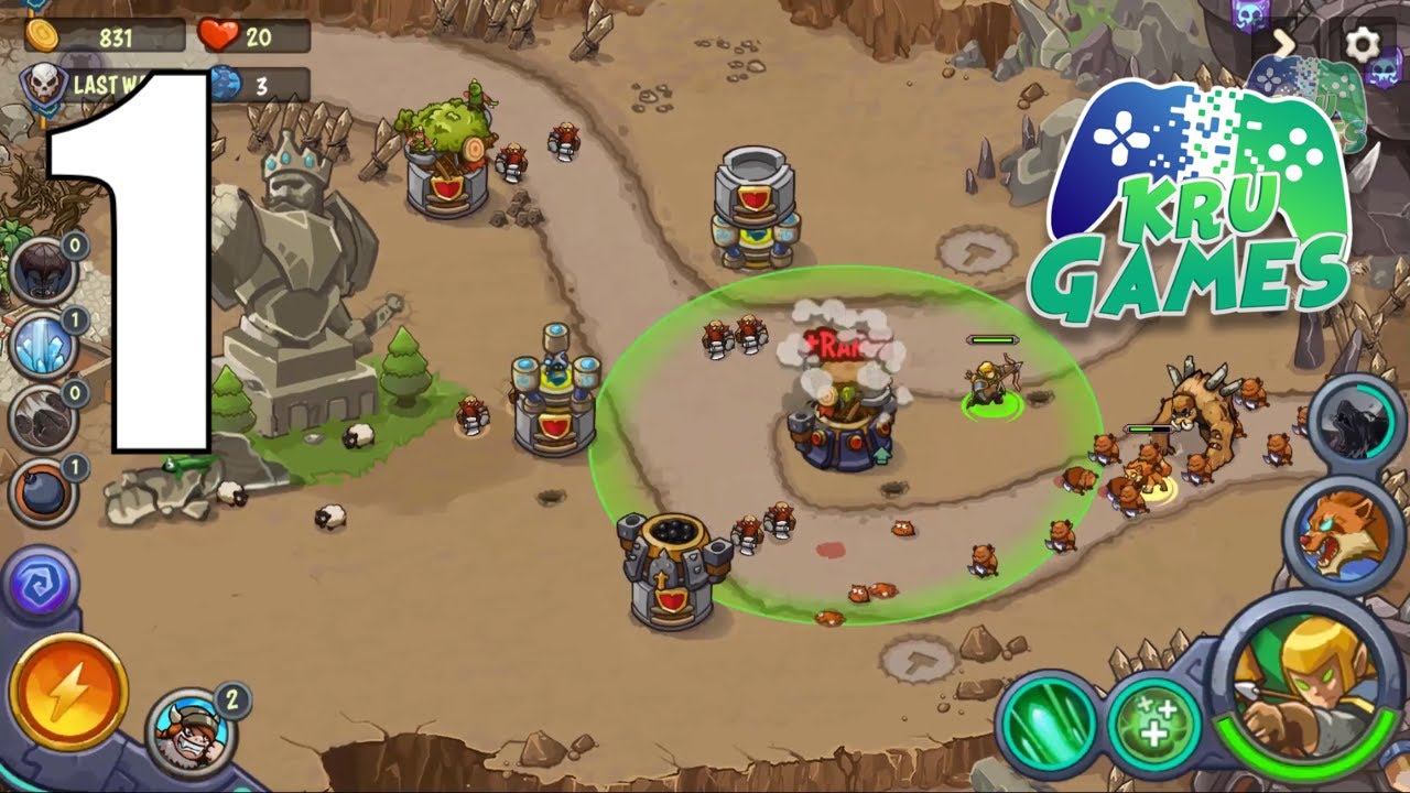 King Of Defense: Battle Frontier (Merge TD) Gameplay Walkthrough #1 (Android, IOS)