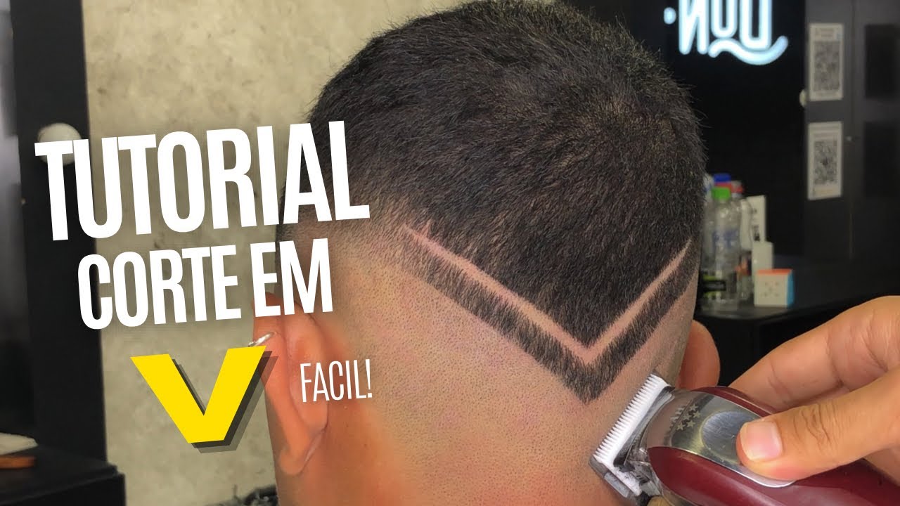 Como fazer corte em V / Passo a passo COMPLETO!!