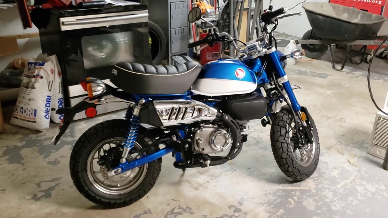 2020 Blue Honda Monkey