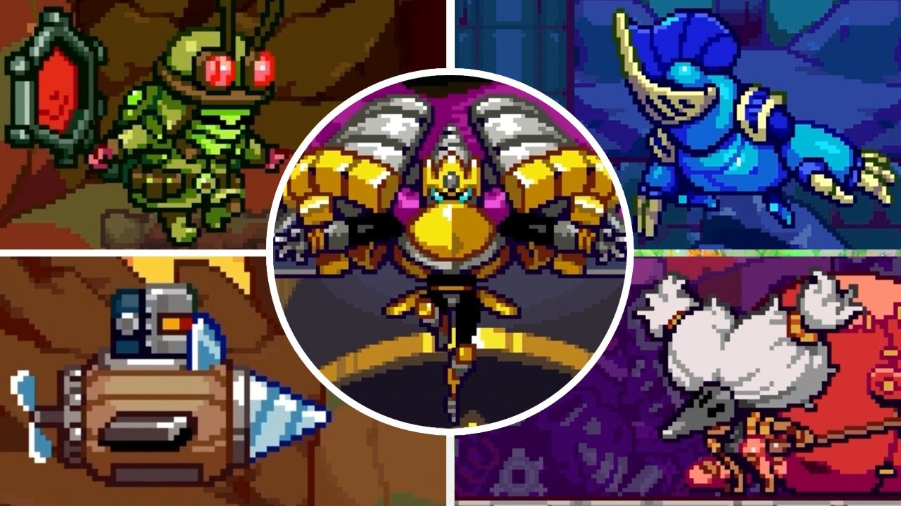 Shovel Knight Dig - All Bosses
