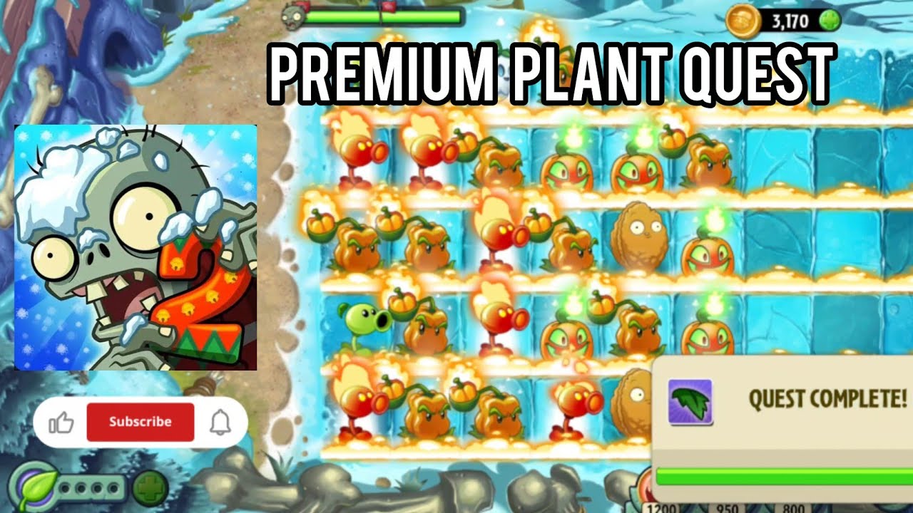 Plant vs zombies2 |Premium Plant Quest  | Mobile Game play 2026 |