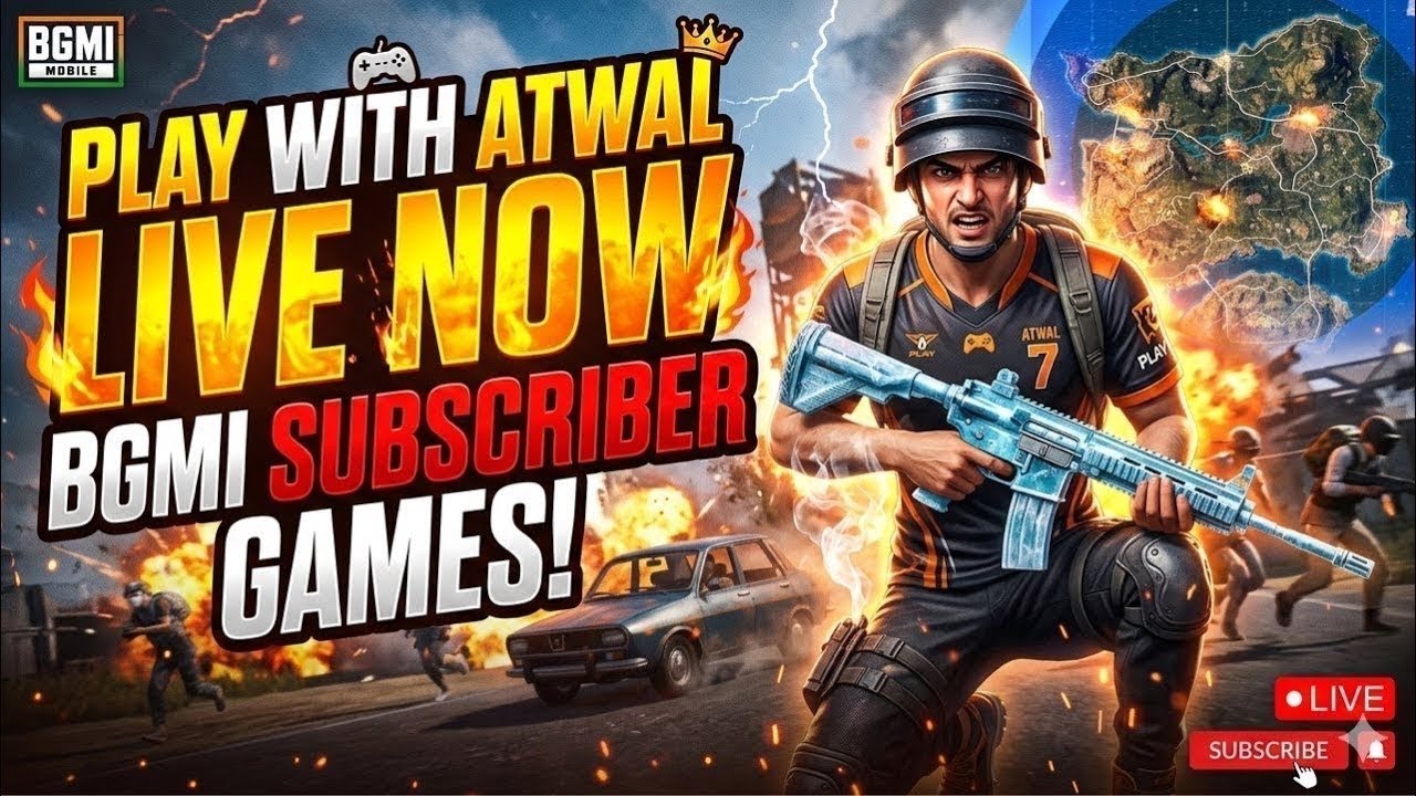 🔥 JOIN THE BATTLE! PLAY WITH ATWAL LIVE! 🔥
