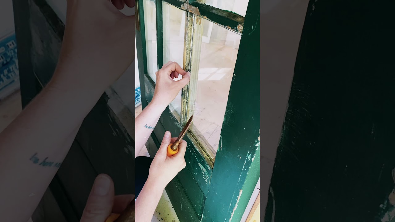 Installing window glazing points