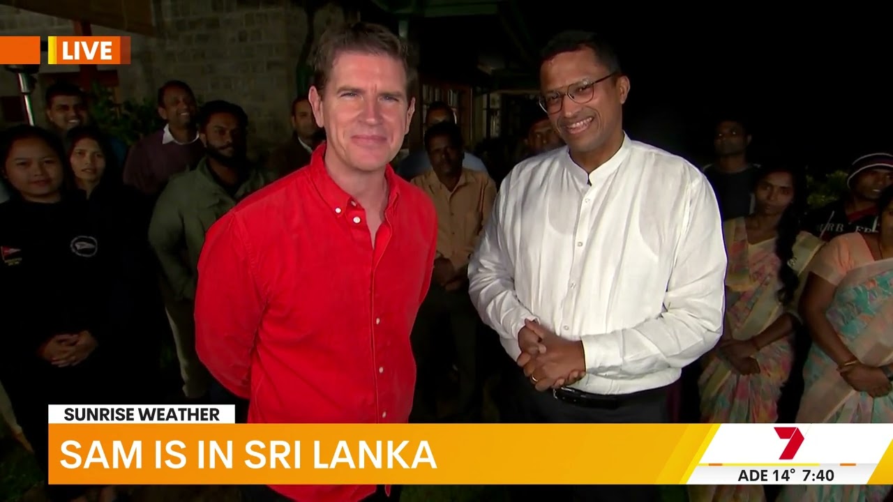 Sunrise Morning Show Visits Dilmah Dunkeld Estate in Sri Lanka.