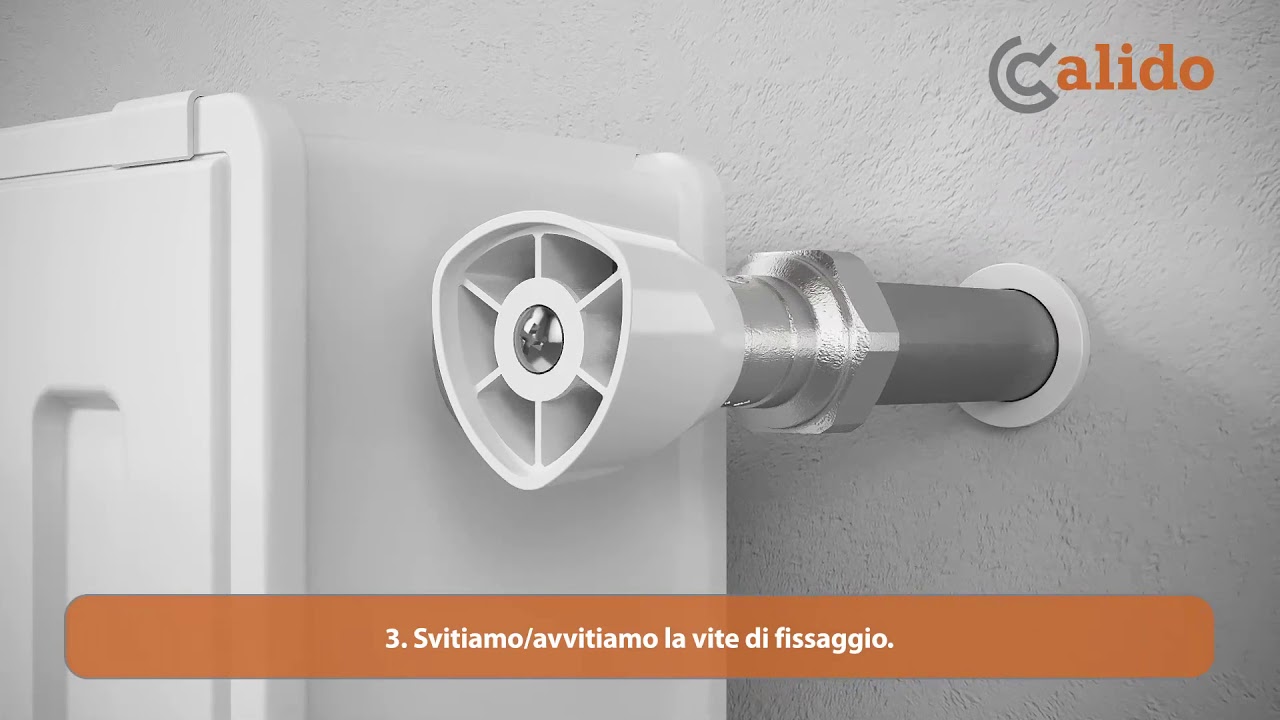 Sostituzione degli o ring Valvola del radiatore Calido, serie Eskimos