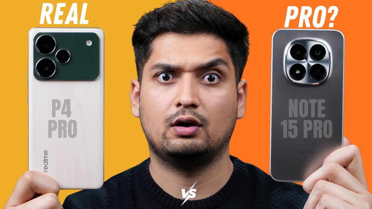 Redmi Note 15 Pro vs Realme P4 Pro Comparison– Two Pro Phones, Different Reality!