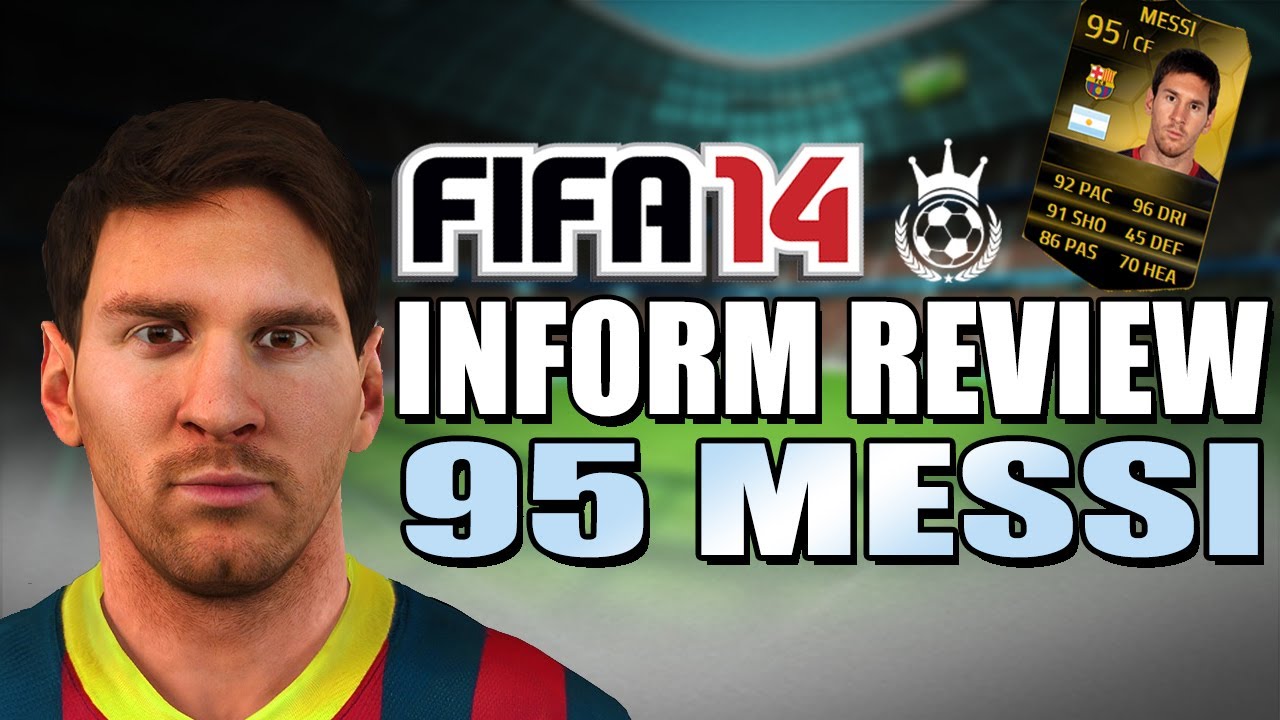 FIFA 14 Ultimate Team | Inform (95) IF ST LIONEL MESSI PLAYER REVIEW + In Game stats