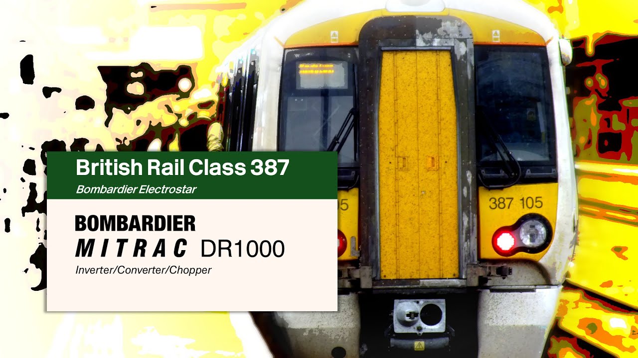 Bombardier IGBT VVVF | Class 387 Traction Sound | PWM Inverter - Class 387 Inductor Recording