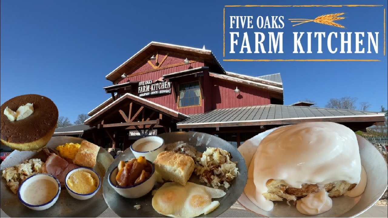 FIVE OAKS FARM KITCHEN (завтрак) | Севьервилл, Теннесси | Обзор еды и ресторанов