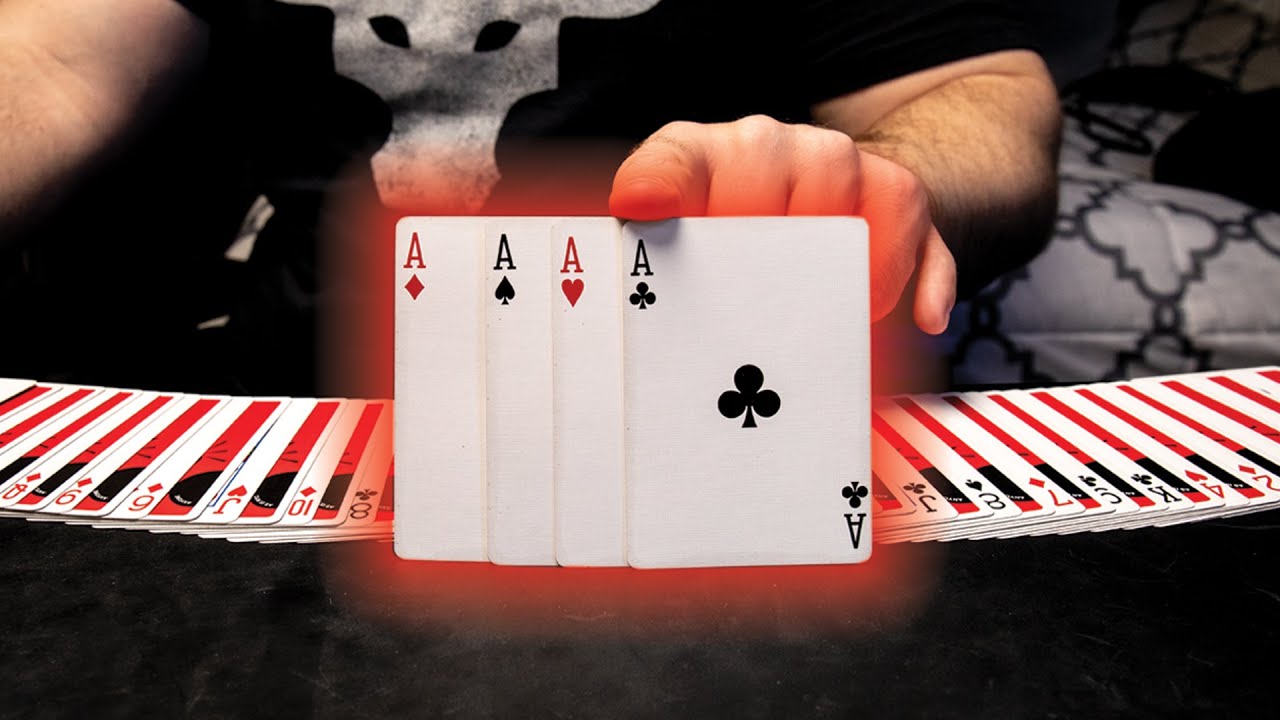 Card Magic Tutorial - Learn this 4 Ace Trick variation of Vernon's Triumph!
