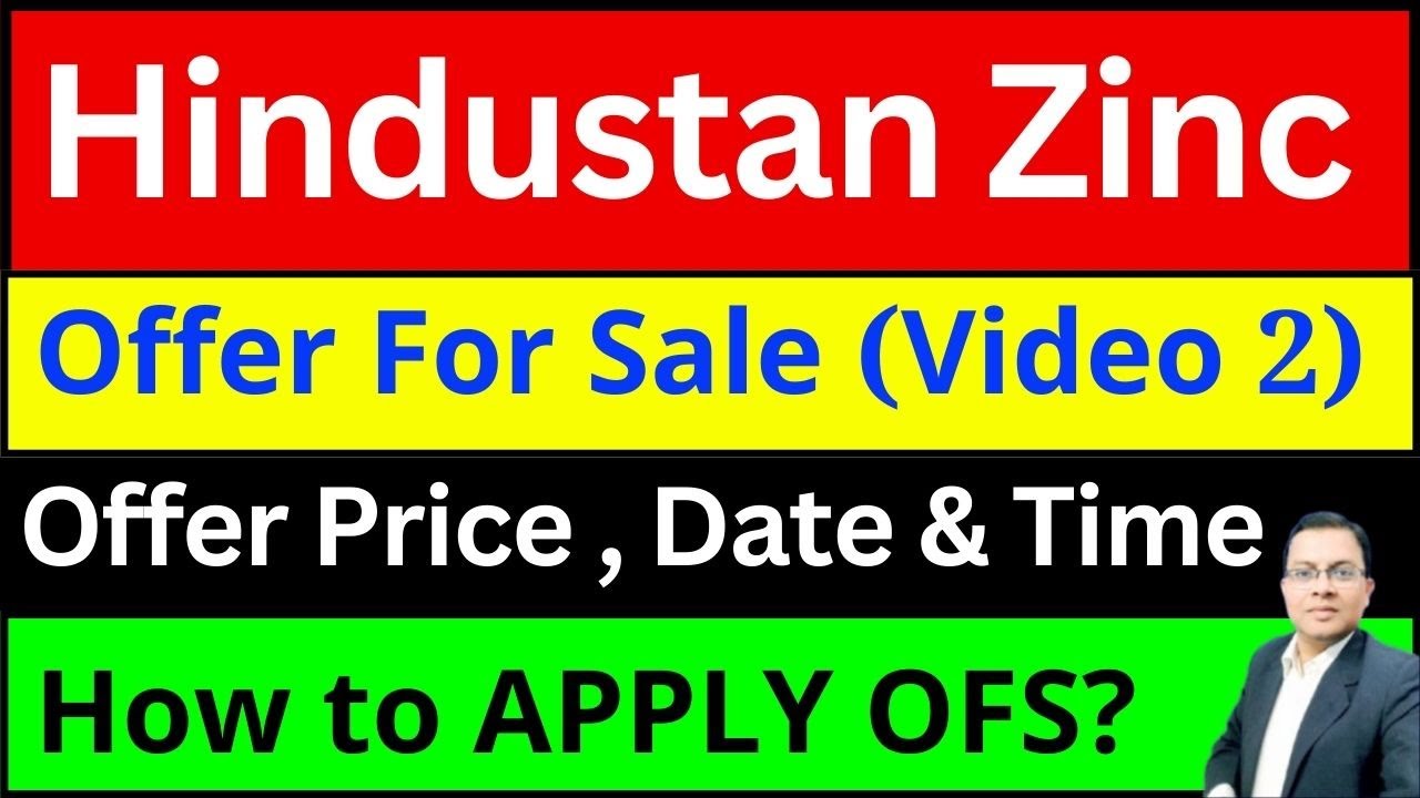 Hindustan Zinc Share OFS I Hindustan Zinc Share offer for sale I how to Apply OFS ? Vedanta share