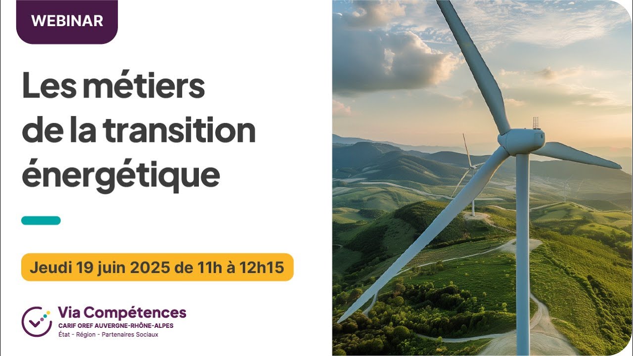 Les métiers de la transition énergétique