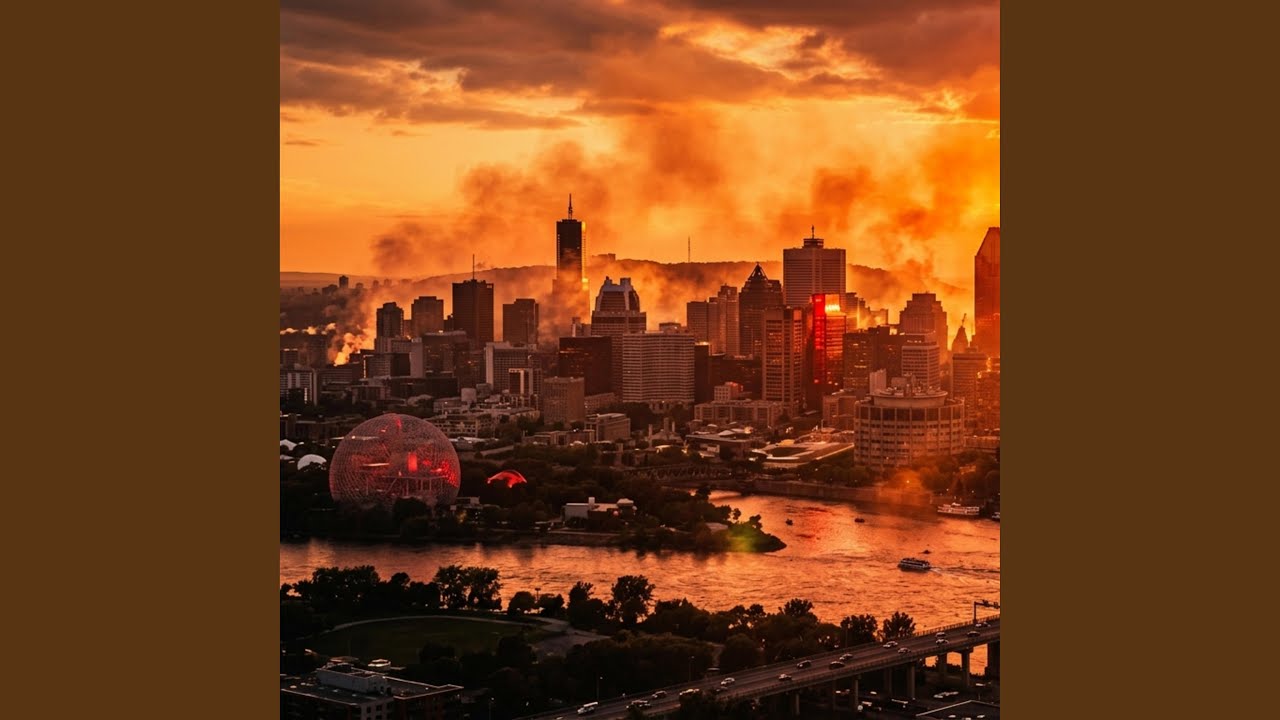 Humidex 40 Montreal on fire Quebec ver 2