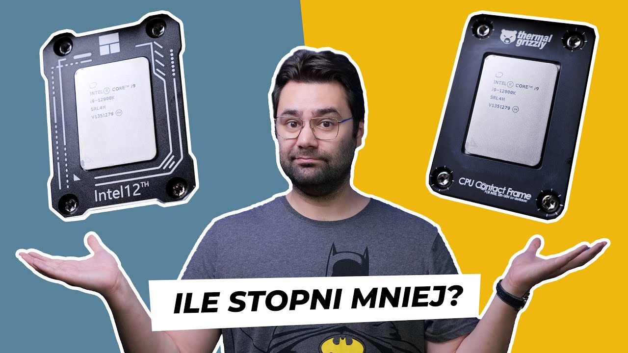 Poprawiam Intela | Test ramy kontaktowej Thermal Grizzly i Thermalright