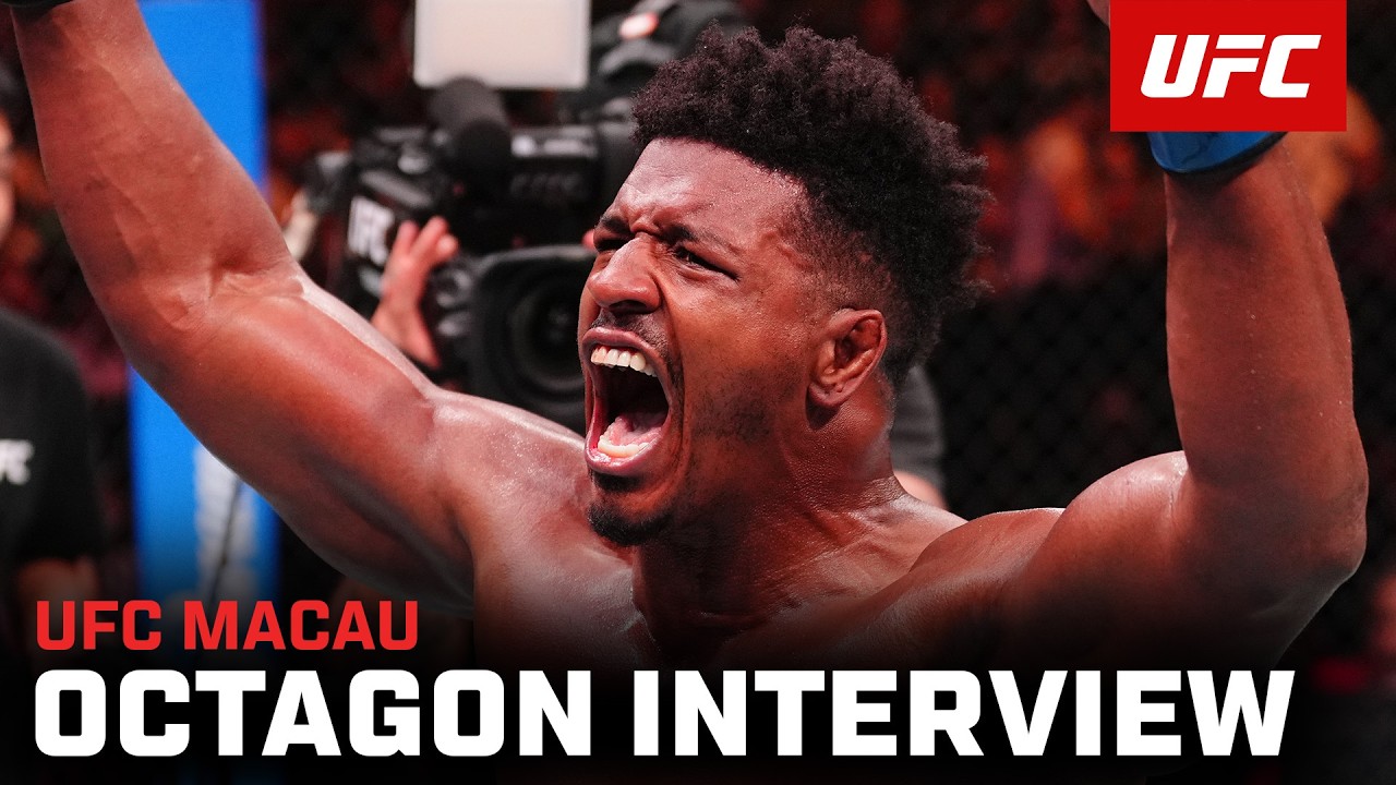Интервью Алонзо Менифилда в октагоне | UFC Макао