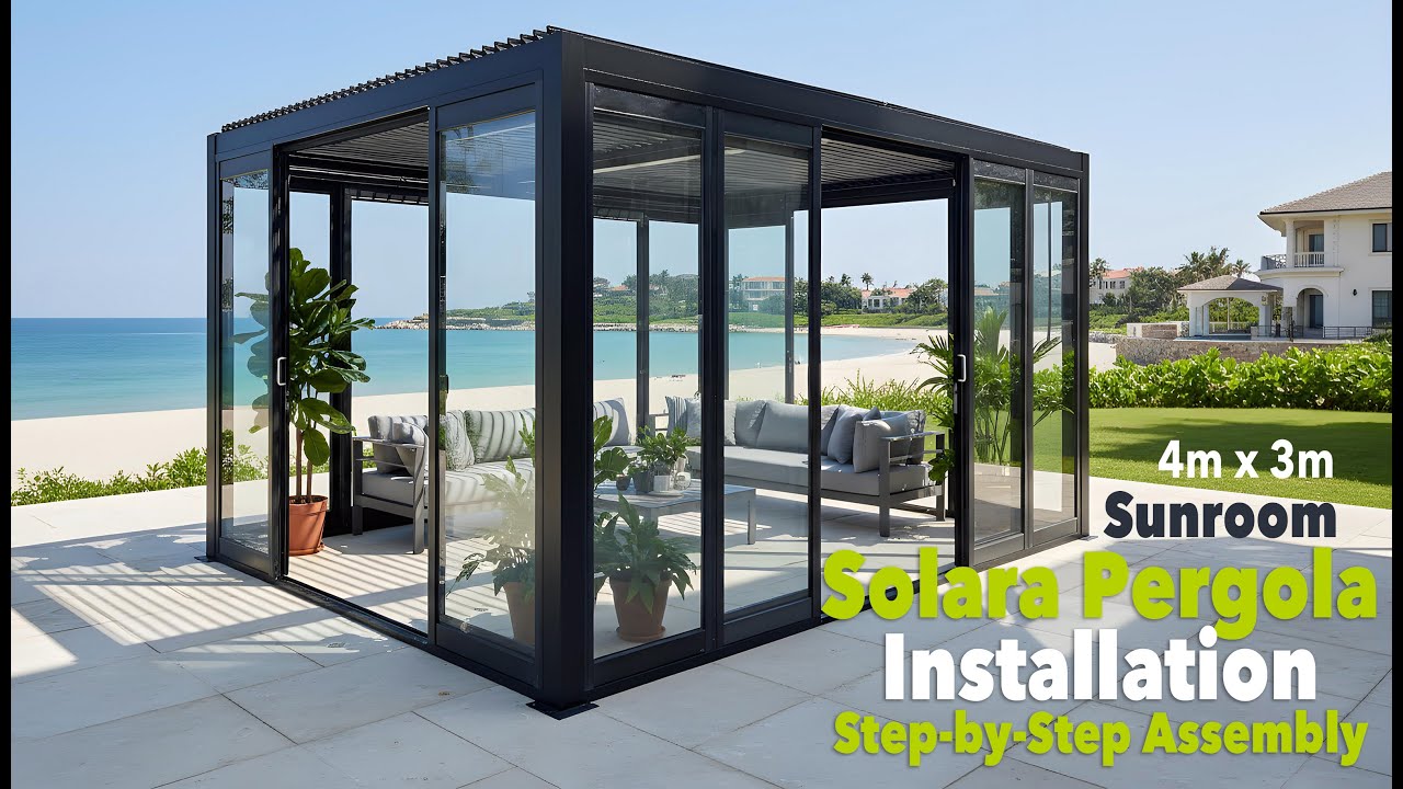 Solara Sunroom 4m x 3m Installation Guide | Step-by-Step Assembly Video