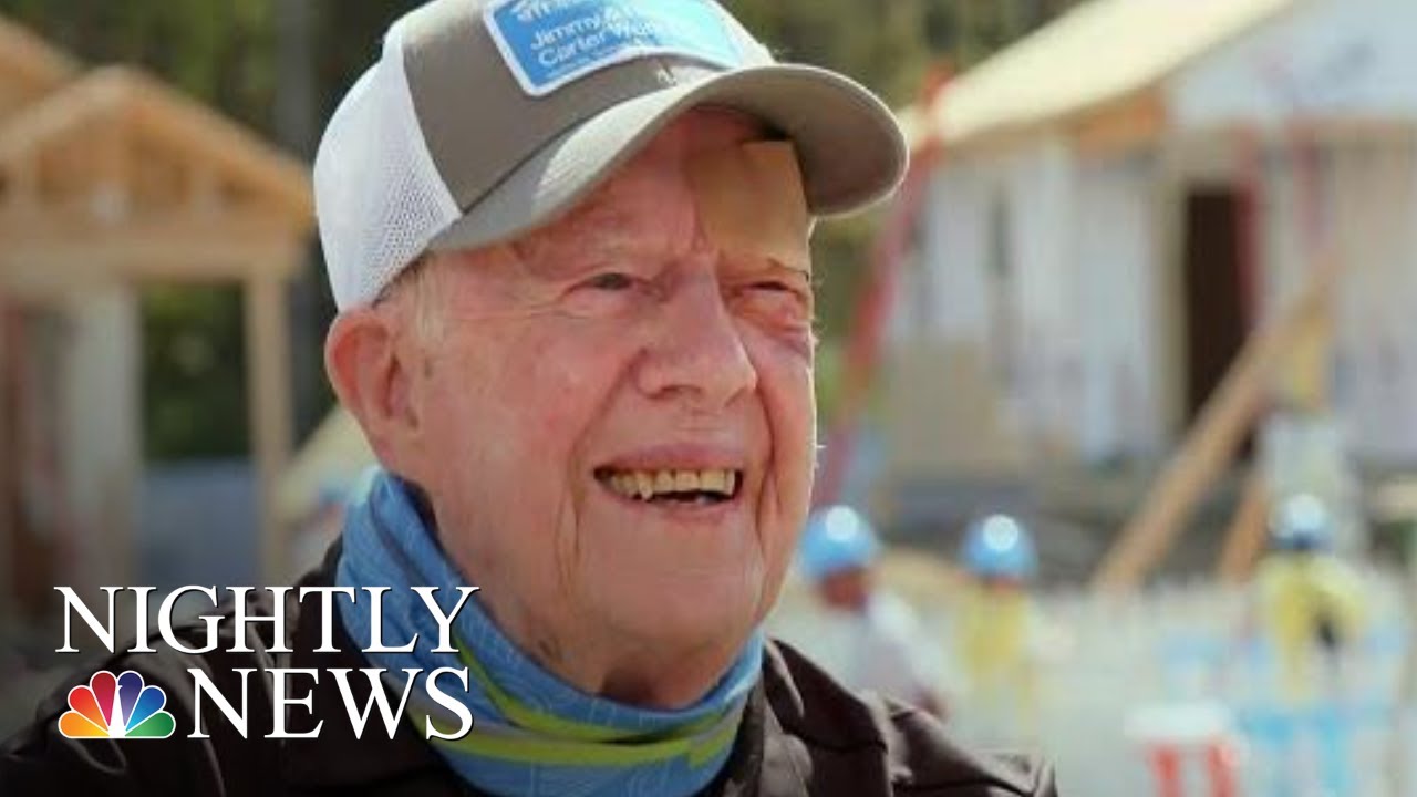 Jimmy Carter’s Habitat For Humanity Project Builds Affordable Homes In Nashville | NBC Nightly News