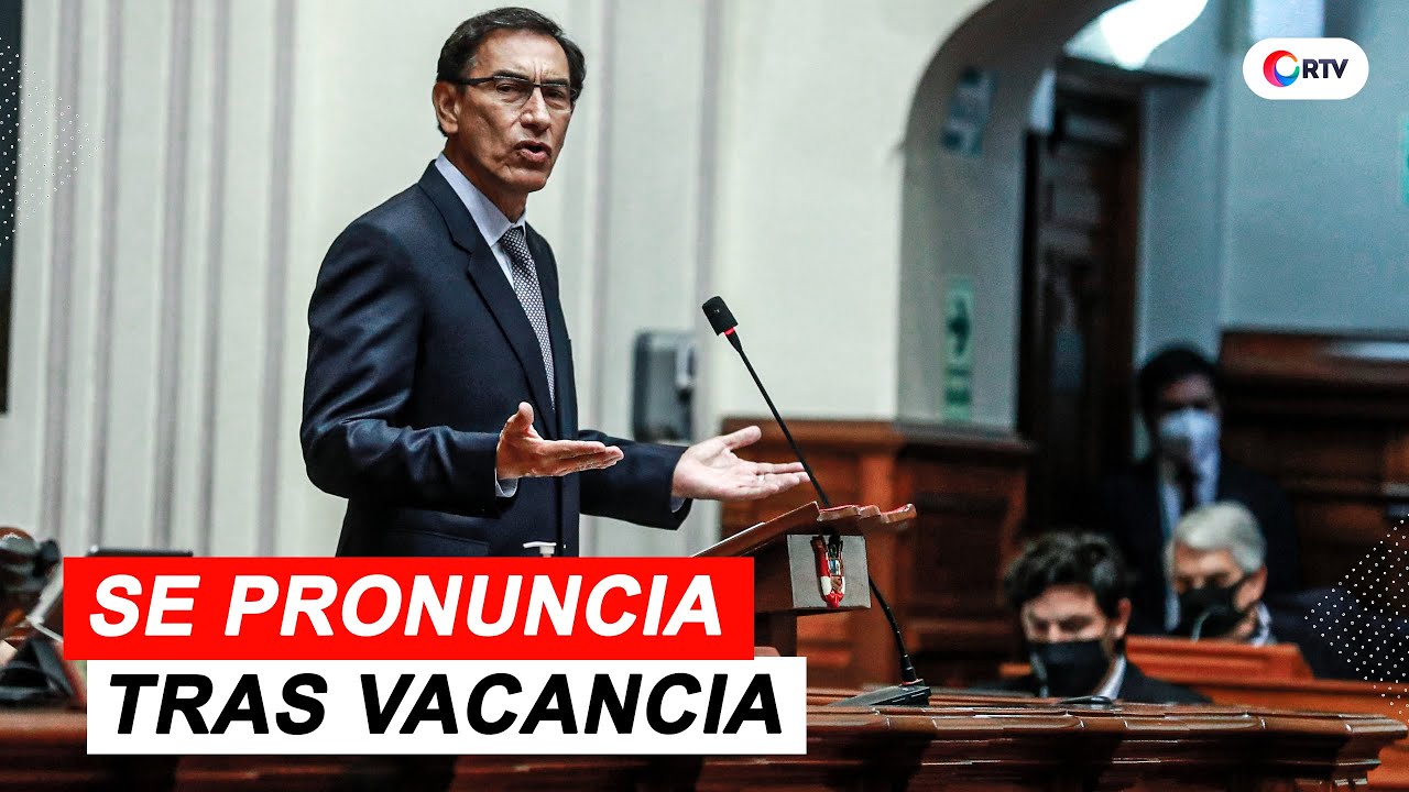 Martín Vizcarra brinda mensaje a la Nación tras vacancia presidencial | EN VIVO