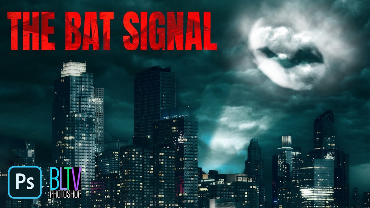 Photoshop: The BAT Signal!