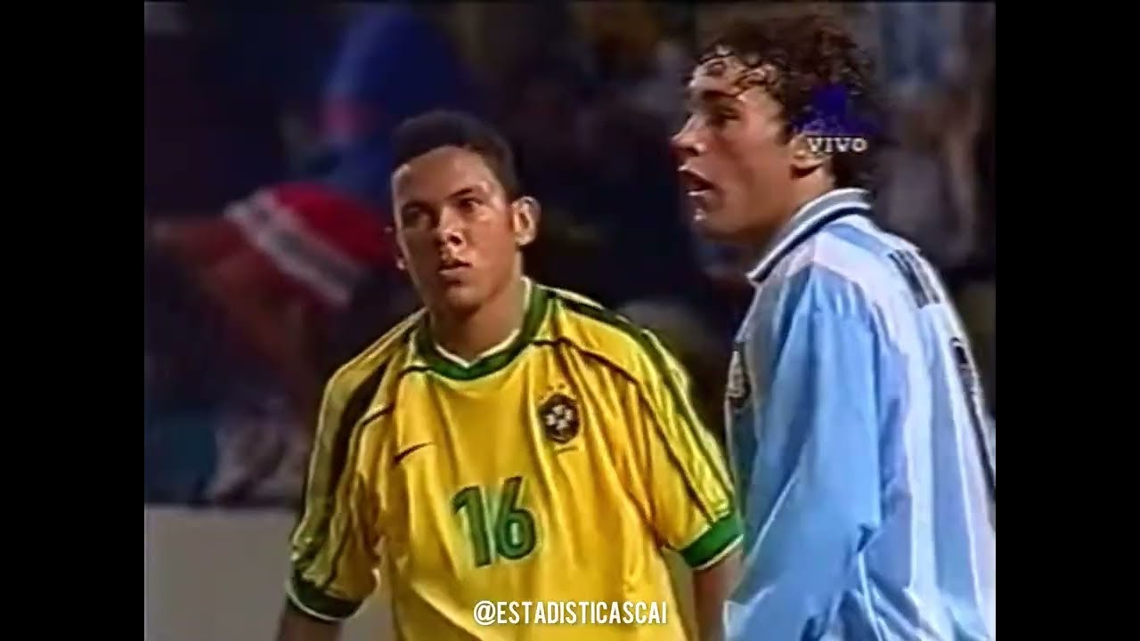 Gabriel MILITO vs Brasil de RONALDINHO | #Argentina vs #Brasil (2-1) - Sudamericano Sub-20