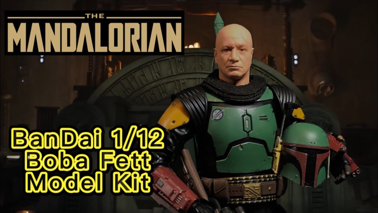 Step by step! BanDai Star Wars The Mandalorian Boba Fett 1/12 model kit build